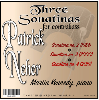 Patrick Neher - Three Sonatinas for contrabass and piano 2024